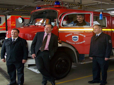 Στη Χαλκιδική το δεύτερο πυροσβεστικό όχημα από τη Γερμανία